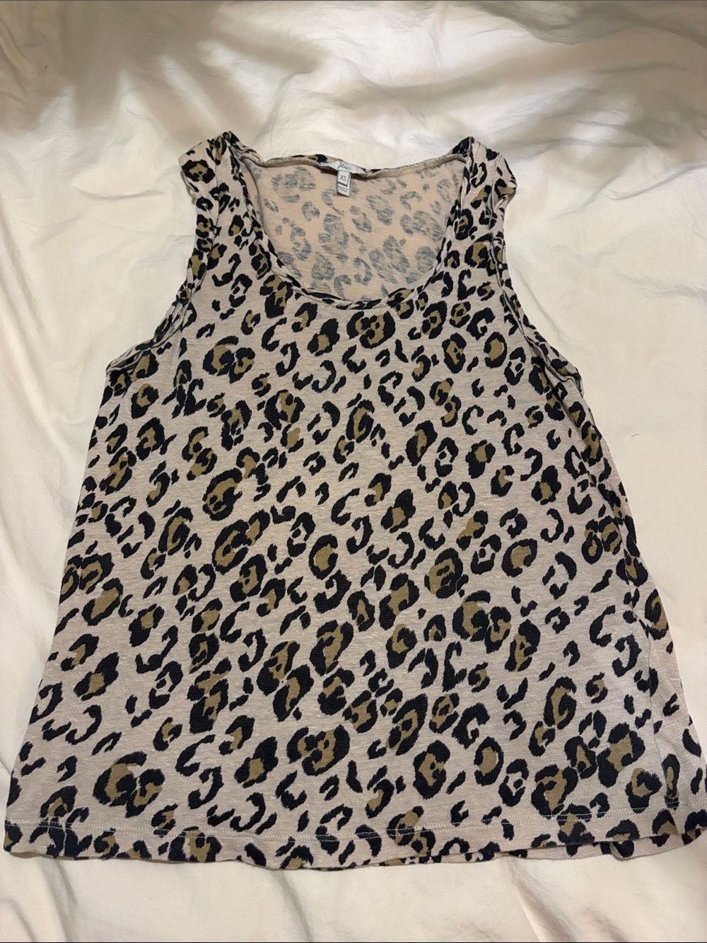 Joie linen-blend tank top